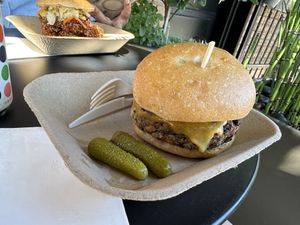 Classic Plant Burgerr  at The Dutch Door in Napa
