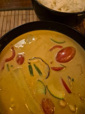 Vegan Curry at Lemon Leaf in Prague