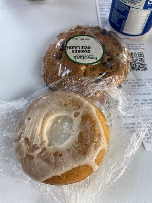 Vegan doughnut and s’more cookie at Down to Earth - Store and Deli in Aiea