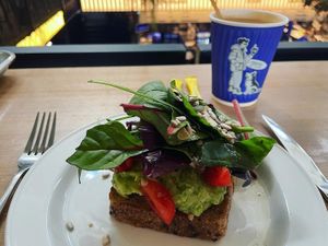 Avacado on toast - ideal for breakfast. at Green Chef in Kyiv