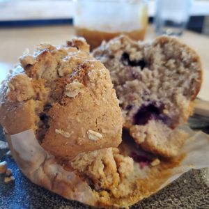 Blueberry Almond Muffin at Bearcat Cafe - CBD in New Orleans