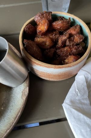 Hash browns  at Bearcat Cafe - CBD in New Orleans