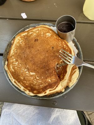 Vegan blueberry pancakes  at Bearcat Cafe - CBD in New Orleans