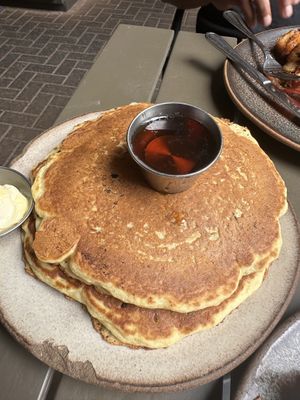 Vegan pancakes  at Bearcat Cafe - CBD in New Orleans