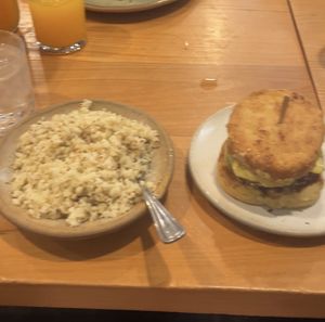 Bad picture, but wonderful food!  at Bearcat Cafe - CBD in New Orleans