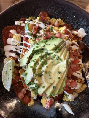 Vegan ranchero brunch  at Bearcat Cafe - CBD in New Orleans