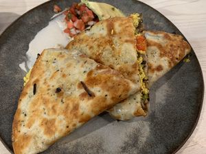 Vegan Quesadillas  at Bearcat Cafe - CBD in New Orleans