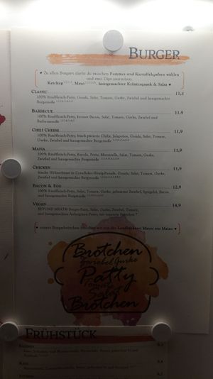 Speisekarte 5 at Quartier Mayence in Mainz