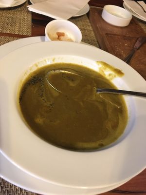 Lentils soup, not really spicy at Santolla in Puerto Natales