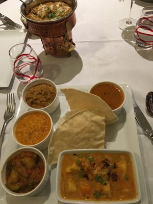 Vegan Thali at Shanti in Lausanne