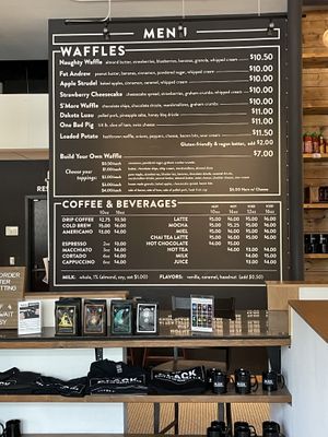  at Black Coffee and Waffle Bar in Fargo