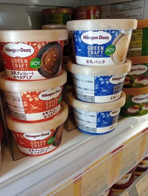 Vegan ice-cream at Pantry in Osaka