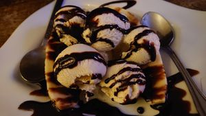 Banana Split at Old Corner in Gothenburg