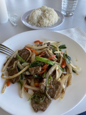 Mongolian dish    at Loving Hut in Houston