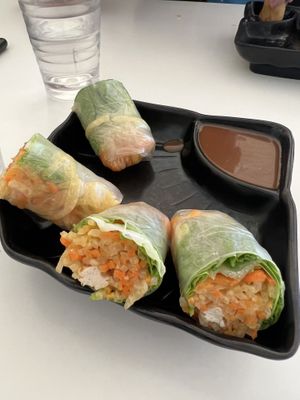 Spring Rolls  at Loving Hut in Houston