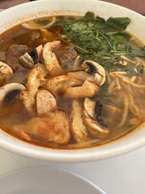 Bun Hue  at Loving Hut in Houston