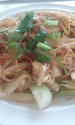 Chow Mein at Loving Hut in Houston