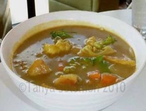 Curry at Loving Hut in Houston