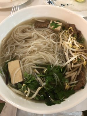 Traditional pho 👌🏻 at Loving Hut in Houston