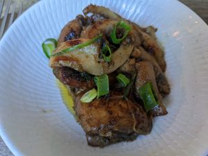 Vegan miso-butter mushrooms (side) at Wilde & Co in Darlinghurst