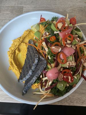 Literally amazing rainbow 🌈 salad   at Wilde & Co in Darlinghurst