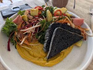 Raw rainbow salad at Wilde & Co in Darlinghurst