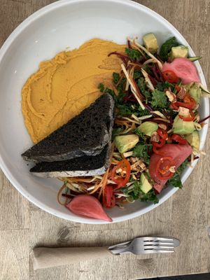 Rainbow salad  at Wilde & Co in Darlinghurst