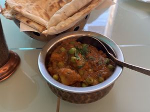 Pea and potato curry  #Veganuary at Accha in Chiang Rai