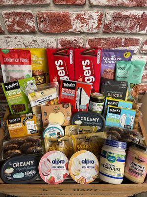 Our vegan range  at Brookmans Bakery in Hatfield