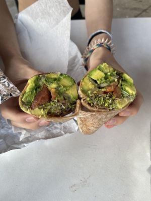 Avocado wrap  at Down to Earth - Store and Deli in Kailua