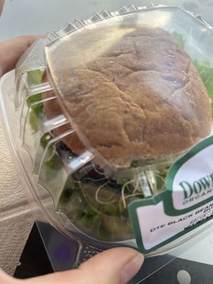 vegan burger to go  at Down to Earth - Store and Deli in Kailua