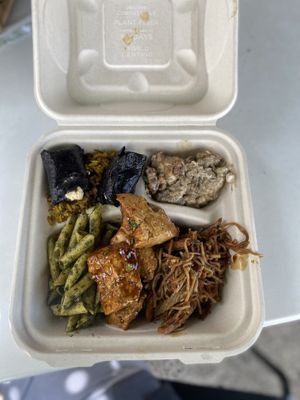 My plate   at Down to Earth - Store and Deli in Kailua