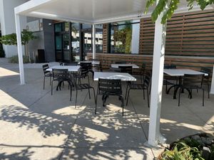 Outdoor seating  at Down to Earth - Store and Deli in Kailua