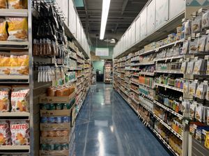 Grocery isle  at Down to Earth - Store and Deli in Kailua