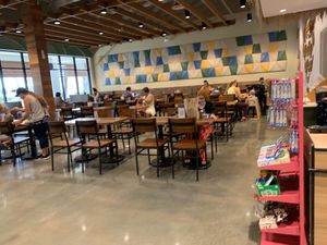 Indoor seating  at Down to Earth - Store and Deli in Kailua