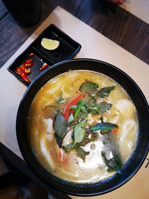 Tomyum noodle at Koy in Da Nang