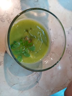 Gazpacho at Leuchtendroter in Frankfurt