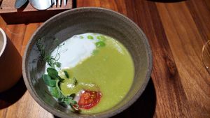 Soup at Leuchtendroter in Frankfurt