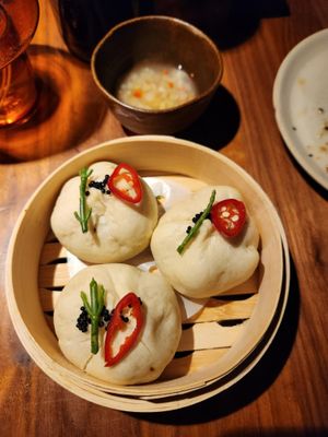 Bao buns at Leuchtendroter in Frankfurt