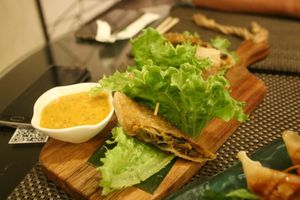 vegan spring rolls at TUI Blue in Santa Maria