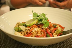 vegan pad Thai at TUI Blue in Santa Maria