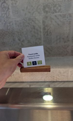 Food labelled vegan but contains dairy??   at TUI Blue in Santa Maria