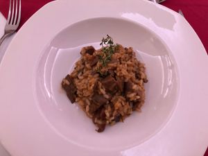Mushroom risotto at TUI Blue in Santa Maria