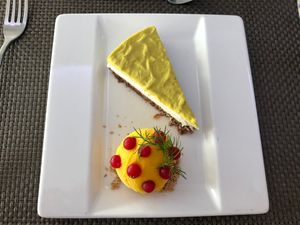 Mango cheesecake at TUI Blue in Santa Maria