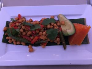 Chickpea pad thai at TUI Blue in Santa Maria