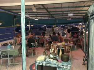 Evening at boho at Cafe Boho in Udaipur