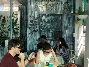 Love for food at Cafe Boho in Udaipur