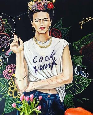 livia a.k.a cook punk at LiLa's Food in Oberwart