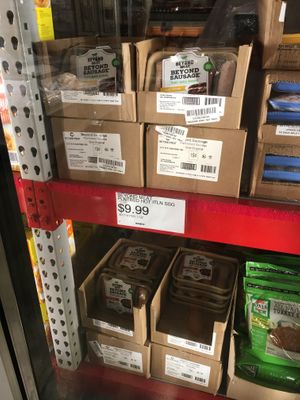 Beyond Meat Sausages at Cost U Less in Seven Mile Beach
