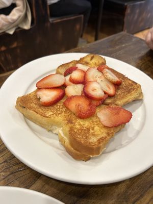 Vegan stuffed French toastt  at Rutherford Pancake House in Rutherford